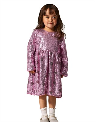 NMFRuscing LS Kleid - Lilac Sachet